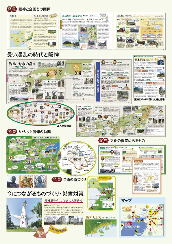公教育12パンフレットP11『阪神遠足』