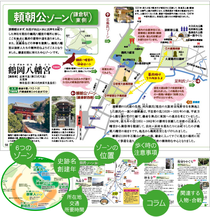 鎌倉の史跡　マップ　MAP　地図