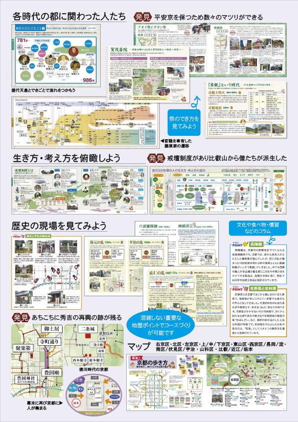公教育12パンフレットP9『京都遠足』